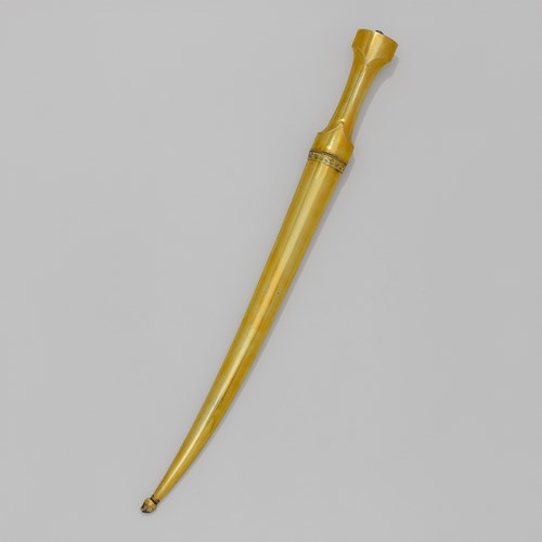 Silver Gilt Ottoman Dagger